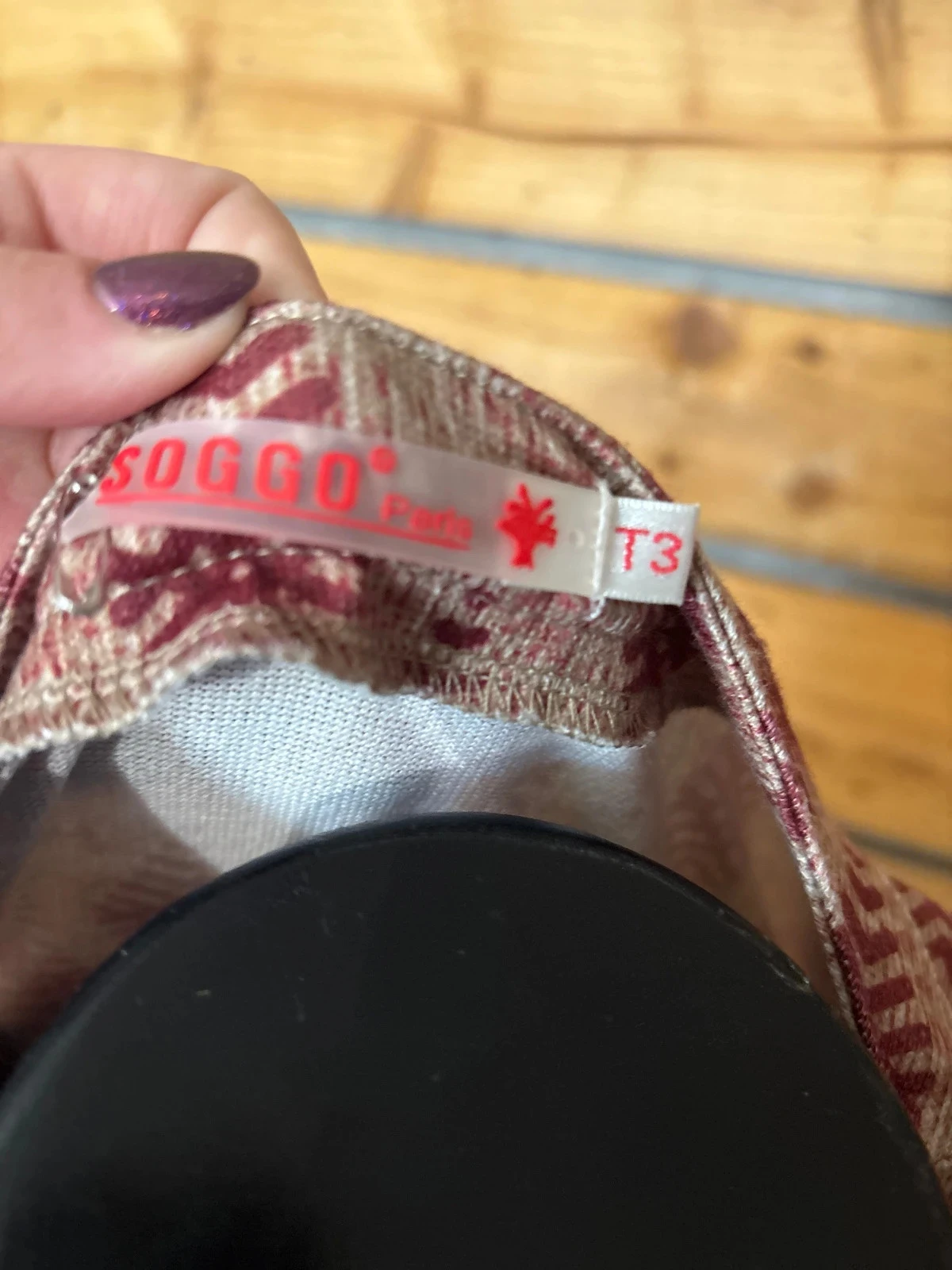 Vestido de manga comprida com estampa étnica Soggo – photo 6